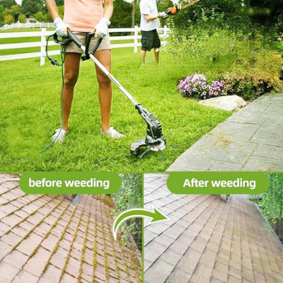 Steel Wire Rotary Brush Cutter Trimmer Head, (Bore 0.2Inch/5Mm) Weed Wacker Replacement Heads, Wired Trimmer Head Replacement for Electric Battery Powered Cordless String Trimmer, Weed Eater, Moss & Rust Removal
