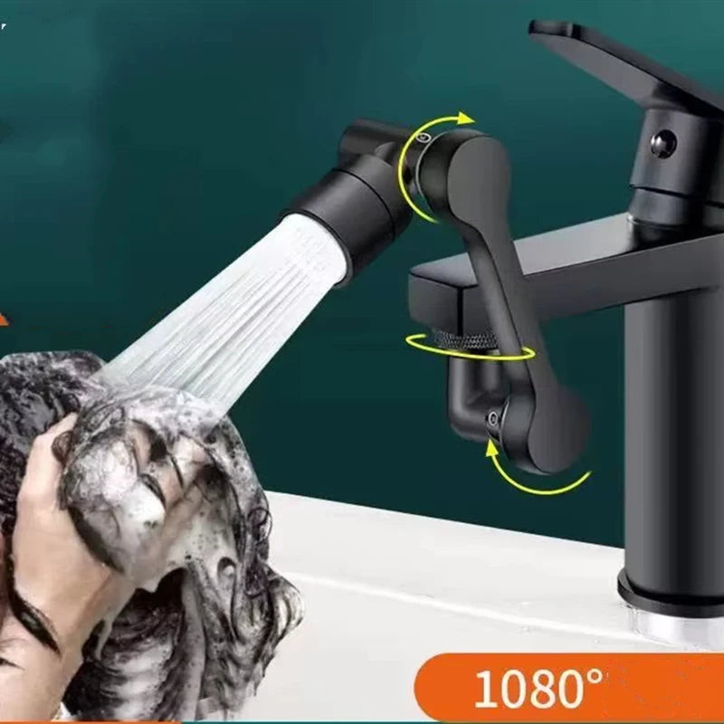 Heavy Metal Universal 1080° Rotation Faucet Sprayer Head for Kitchen Washbasin Extension Faucet Bubbler Sink Tap Splash Nozzle