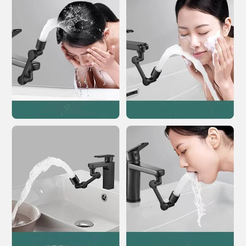 Heavy Metal Universal 1080° Rotation Faucet Sprayer Head for Kitchen Washbasin Extension Faucet Bubbler Sink Tap Splash Nozzle